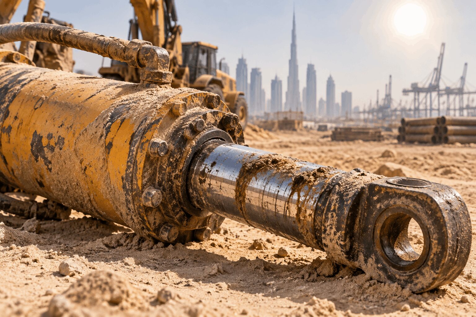 Hydraulic Cylinder Failures in UAE Heat, Salt & Dust